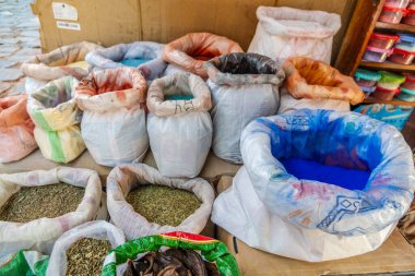 Chefchaouen, Fas 'tan Pudra Boyaları