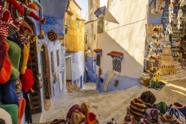 Chefchaouen, Fas 'tan bir sokak.