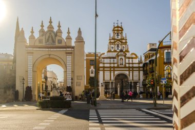 Seville, İspanya, Avrupa 'da Arco de la Macarena