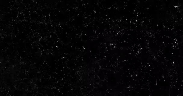 Abstrakta Damm Partiklar Rörelse Mörk Tillbaka Bakgrund Slinga — Stockvideo