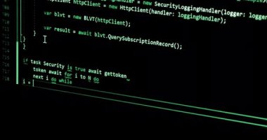 Bilgisayar programcısı dizüstü bilgisayara, bilgi teknolojisine ve siber güvenliğe kötü niyetli kod yazar.