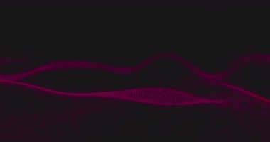 Noel, yeni yıl mor menekşe parçacıkları ve ışıltılı çerçeve siyah arkaplan, noel tatili ve etkinlik akışkan hareketli