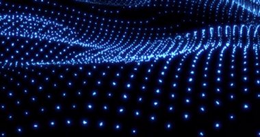 mavi soyut arkaplan hareket katmanı noktalar ve çizgiler, teknoloji, sosyal ağlar, iletişim, iş, üçgenlerden oluşan yüzey, geleceksel ağ