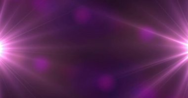 Disko zemininde mor pembe çok renkli spot ışıkları, eğlence ve eğlence konsepti, hazır.