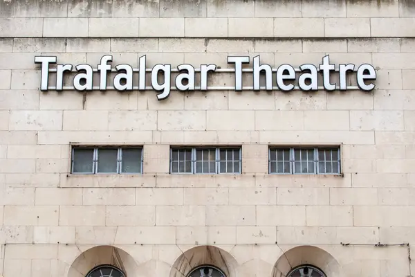 stock image London, UK - March 23rd 2023: The exterior of the Trafalgar Theatre in the City of Westminster, London, UK.