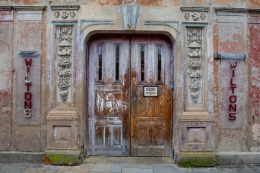London, UK - April 3rd 2024: Exterior of Wiltons Music Hall - one of the last remaining music halls, located on Graces Alley in East London, UK. clipart
