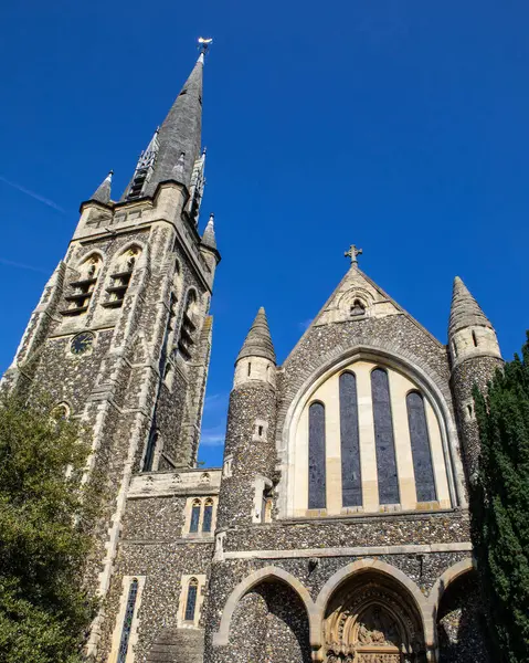 stock image The beautiful St. Thomas of Canterbury Church in the town of Brentwood, Essex