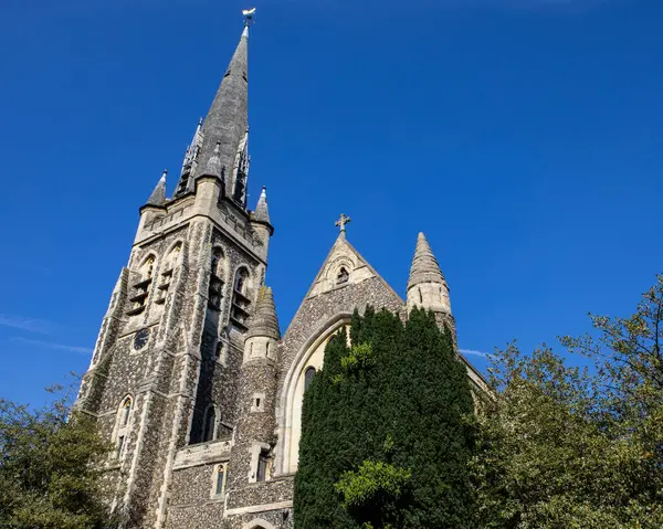 stock image The beautiful St. Thomas of Canterbury church in the town of Brentwood in Essex, UK.