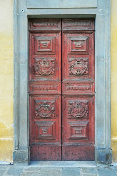 Πόρτα Ενός Σπιτιού Ennio Giorgi Κέντρο Μαθηματικών Ερευνών Στην Πλατεία — Φωτογραφία Αρχείου