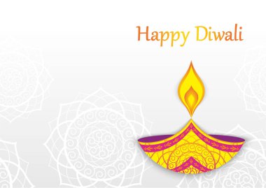 Mutlu Diwali Vektör Arkaplan ResimleriName. 