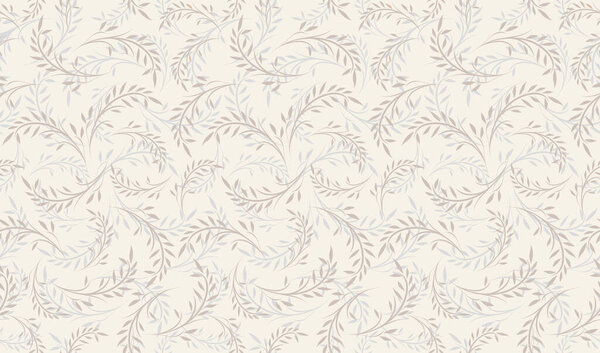 Ilustración Del Patrón Floral Sin Costura Vectorial Repetible Horizontal Verticalmente — Vector de stock