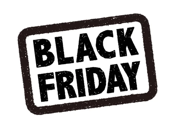 Black Friday Vector Rubber Stamp Sign Isolated White Background Royalty Free Stock Vectors