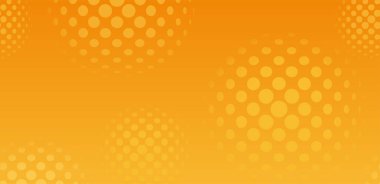 Kusursuz Soyut Gelecek Portakal Arkaplanı Parlayan Nokta desenli. Yatay Olarak Tekrarlanabilir.