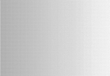 Beyaz bir arka planda izole edilmiş vektörsüz monokrom yarım ton deseni. Dikey Tekrarlanabilir.