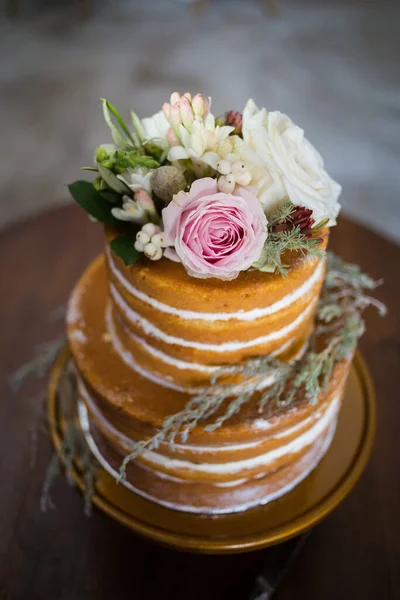 Image Showcases Variety Stunning Wedding Cakes Ranging Tiered Cakes Cup — Stock Photo, Image