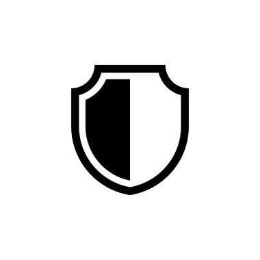 Shield Icon in trendy flat style isolated on grey background. Shield symbol for your