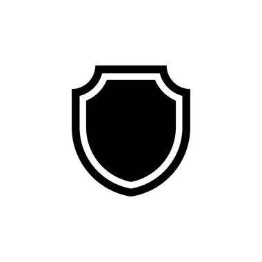 Shield Icon in trendy flat style isolated on grey background. Shield symbol for your