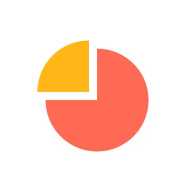 Info graphic, Set of circle pie chart 15 to 100 percentage, vector