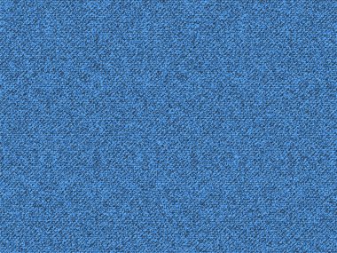 Blue fabric background. Testille embellishment and tracery with elegant simple pattern and modern drapery in soft vector style