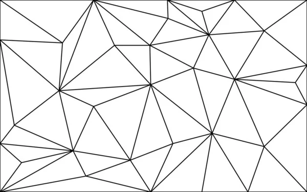 Monochromer Kristall Mesh Hintergrund Polygondesign Mit Futuristischer Struktur Und Niedrigen — Stockvektor