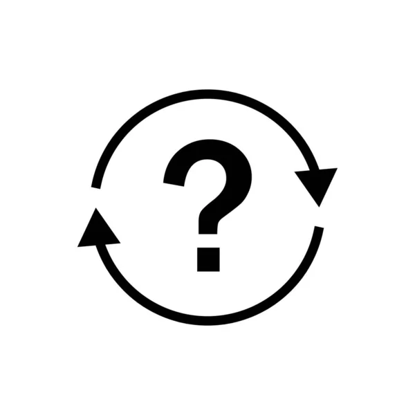 Fragen Sie Und Beantworten Sie Faq Question Concept Icon — Stockvektor