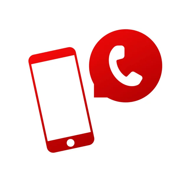 Кнопка Мобільного Телефону Зателефонуйте Нам Банер — стоковий вектор