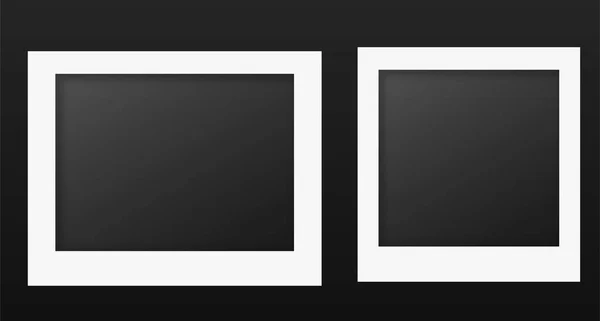 Mramorové Bílé Záběry Kamenný Rámeček Pro Obrázky Malby Realistickým Konstrukčním — Stockový vektor