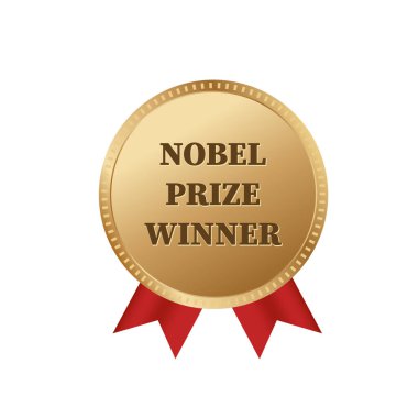Nobel ödüllü altın vektör ödülü