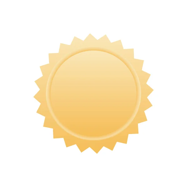 Médaille Vecteur Icône Récompense Gagnant — Image vectorielle