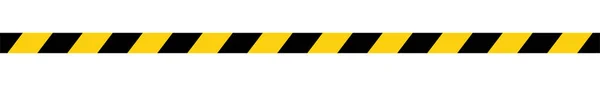 Gelbes Schwarzes Sicherheitsband Warnung Vor Gefahr Und Vorsicht Mit Sicherem — Stockvektor
