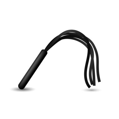 Kuyruk kırbacı. Sığır kovalamak ve sadist hakimiyetle kırbaçlamak için deri grev ve agresif vektör teslimiyeti olan köle cezalandırma sembolü.