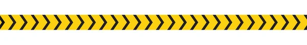 Alarmband Gelbschwarze Warnung Vor Gefahr Und Vorsicht Mit Sicherem Abstand — Stockvektor