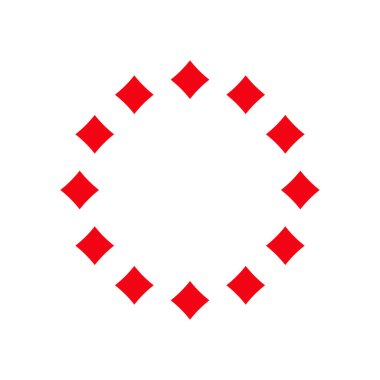 Elmaslar çerçeve. Gazino yuvarlak sınır tasarımı