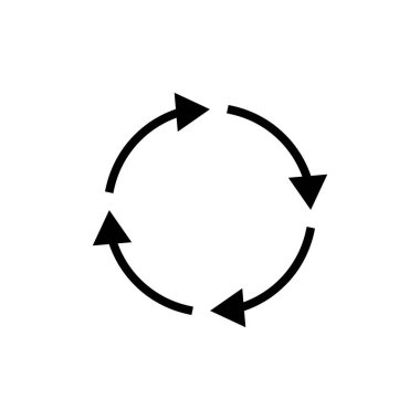 Döner ok çemberi. Dönüşümlü yuvarlak çerçeve. Ok çemberini tekrarla