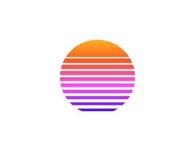 Parlak, geometrik bir çember 80 'lerin ve 90' ların retro tarzının özünü yakalıyor. Nostaljik bir dokunuş için mükemmel..