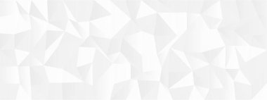 Modern uygulamalar veya dijital sanat için düşük poli tasarımı ince gri tonlarda soyut geometrik arkaplan.