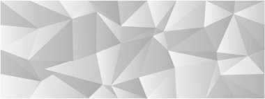 Modern tasarım projeleri için gri çokgen şekilli soyut geometrik desen.