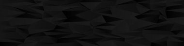 Modern arkaplan veya tasarım için soyut geometrik siyah üçgen deseni.