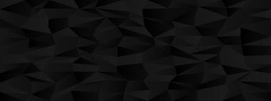 Yaratıcı tasarım için koyu tonlarda soyut geometrik kaos.