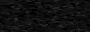 Modern tasarım ve arka planlar için soyut geometrik siyah desen.
