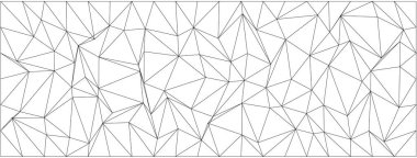 Modern tasarım için kesişen çizgiler ve üçgen şekillerle soyut geometrik desen.