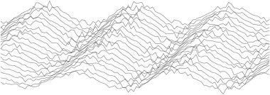 Yaratıcı arkaplan veya yazdırma için soyut dalga desen tasarımı.