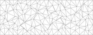 Modern tasarım kavramları için kesişen çizgiler ve çokgen şekillerle soyut geometrik desen.