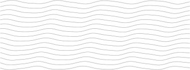 Modern arkaplan veya tekstil dekorasyonu için minimalist dalgalı çizgi dizaynı.