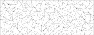 Modern tasarım kavramları ve arkaplan dokuları için dinamik çizgi şablonlarıyla soyut geometrik kaos.