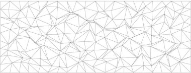 Modern tasarım için kesişen çizgiler ve şekillerle soyut geometrik desen.