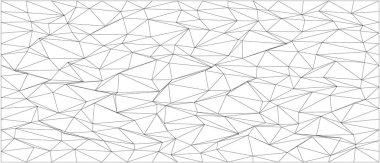 Modern sanat ve dekorasyon için üçgen ağ tasarımlı soyut geometrik desen.