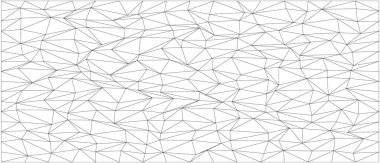 Yaratıcı tasarım için üçgen şekilli soyut geometrik kaos düzeni.