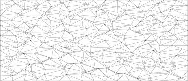 Modern tasarım ve dekorasyon için soyut geometrik kaos deseni.