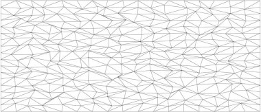 Modern tasarım ve dekorasyon için üçgen şekilli soyut geometrik desen.